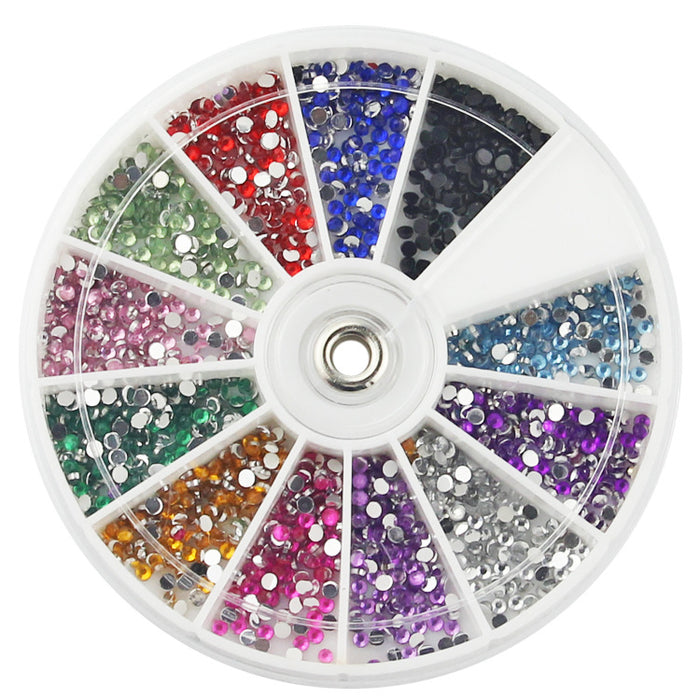 💎Luxury Diamond Rhinestone Press-On Nails Set | 3D Bling Reusable Fake Nails (12 Stunning Colors)