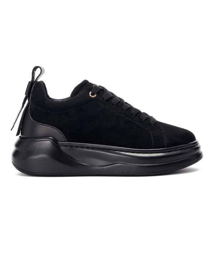 Martin Valen Originals Highrise Women's Belted Full Black Shoes
