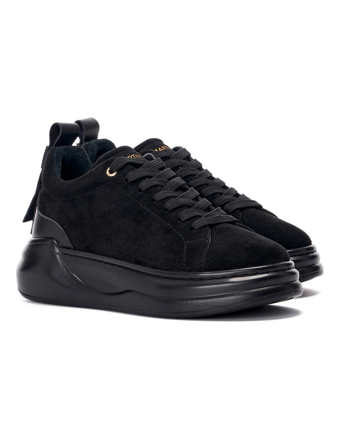 Martin Valen Originals Highrise Women's Belted Full Black Shoes (2)