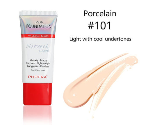 💄Matte Silky Long-Wear Liquid Foundation – Flawless Natural Finish