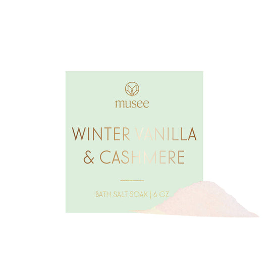 Mini Bath Salt Soak 6oz-Winter Vanilla & Cashmere