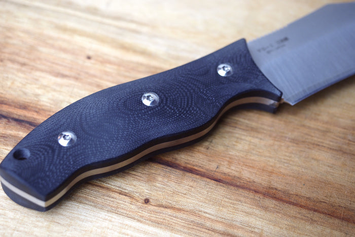 Outdoor Knife - MAGNUM-G Fixed VG1 Steel with G-10 Handle (Belt Clip Sheath Included)