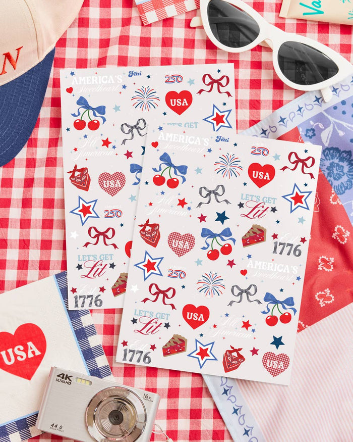 Patriotic Tattoos-America 250 Tattoos |4th of july, usa, temporary