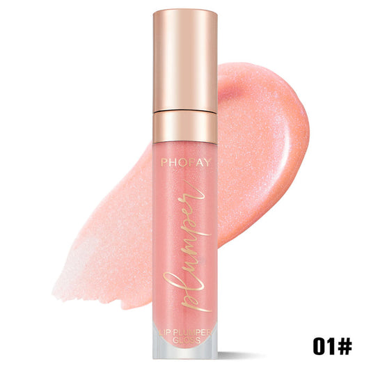 💄Phofay Shiny Lip Plumper Gloss – Long Lasting, Non-Sticky Shine That Survives Heat & Meals