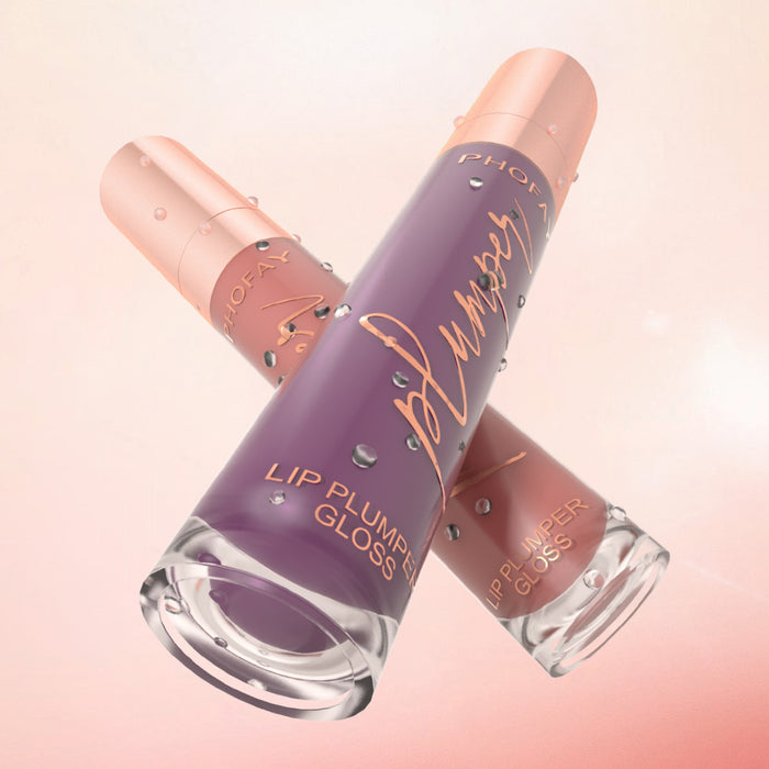 💄Phofay Shiny Lip Plumper Gloss – Long Lasting, Non-Sticky Shine That Survives Heat & Meals