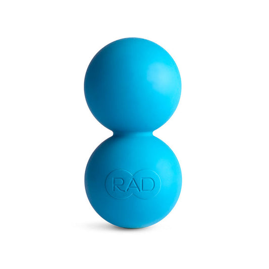 RAD Roller Original | RAD in bright blue, a compact recovery tool designed for targeted muscle relief and body care wellness.