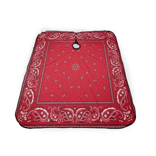 Red Bandana Cutting Cape