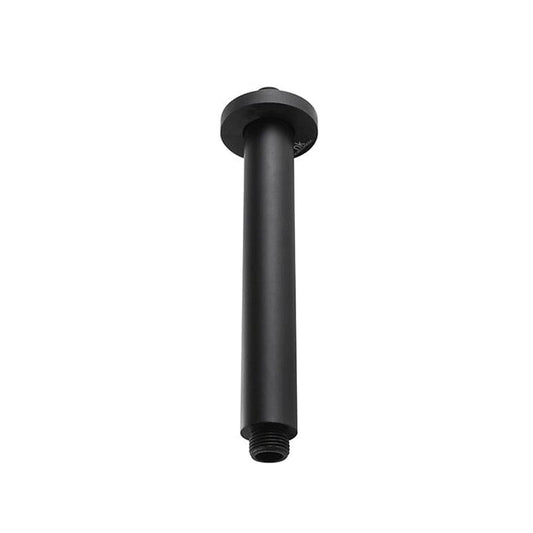 RONDO Rain Shower Arm 20cm - Matt Black Shower Parts Noken by Porcelanosa