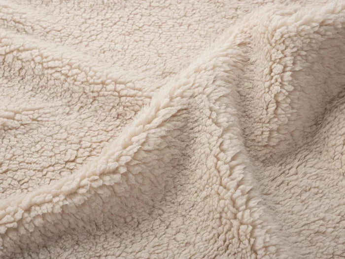 Sherpa Lined Sublimation Minky Blanket(Khaki/White, 152*203cm/60inchx 80inch)
