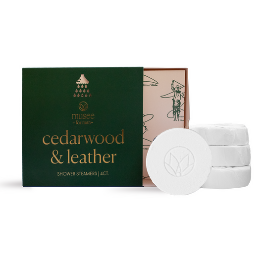 Shower Steamers 1lb-Cedarwood & Leather