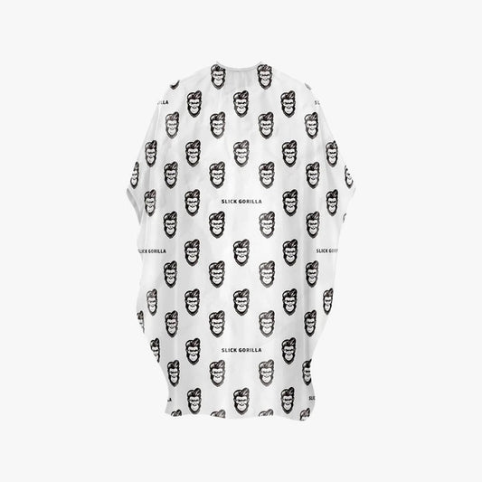 SLICK GORILLA BARBER CAPE WHITE