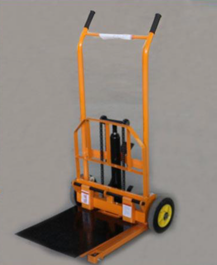 Small 100kg high lifting pallet stacker hand manual forklift