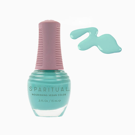 SpaRitual Nourishing Lacquer Polish - Delight - Soft Mint Creme - 15ML