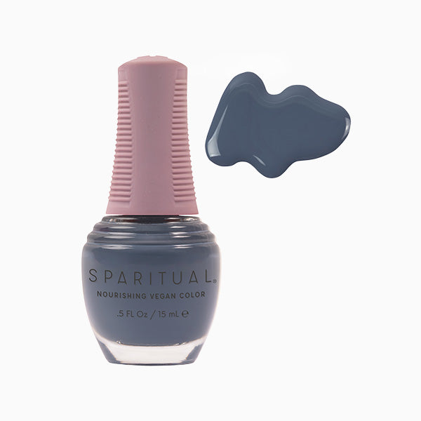 SpaRitual Nourishing Lacquer Polish - Eternal Wellness - Denim Creme - 15ML