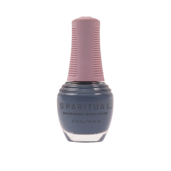 SpaRitual Nourishing Lacquer Polish - Eternal Wellness - Denim Creme - 15ML