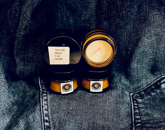 Tea with Albert Candle
