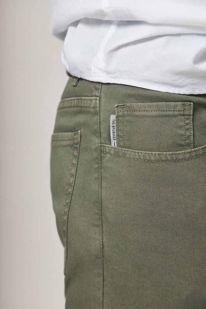 The 5 Pocket Grainy Verde Santander