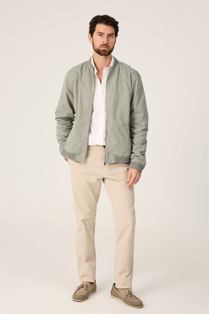 The Bomber Canvas Verde Riaza