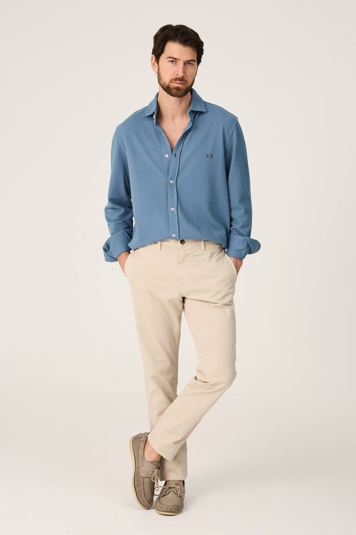 The Cotton Camisa Azul Castro
