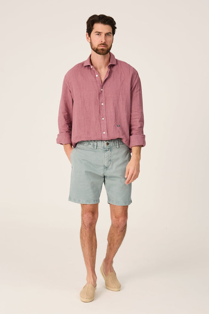 The Lino Camisa Grana Navarrete