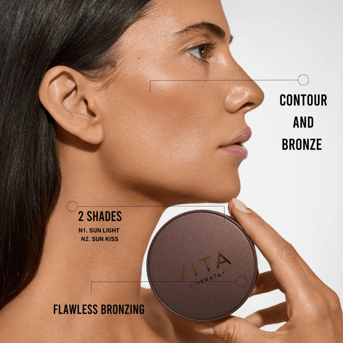 THE TRYSTAL, LOOSE BRONZING MINERALS No.2 SUN KISS Vita Liberata