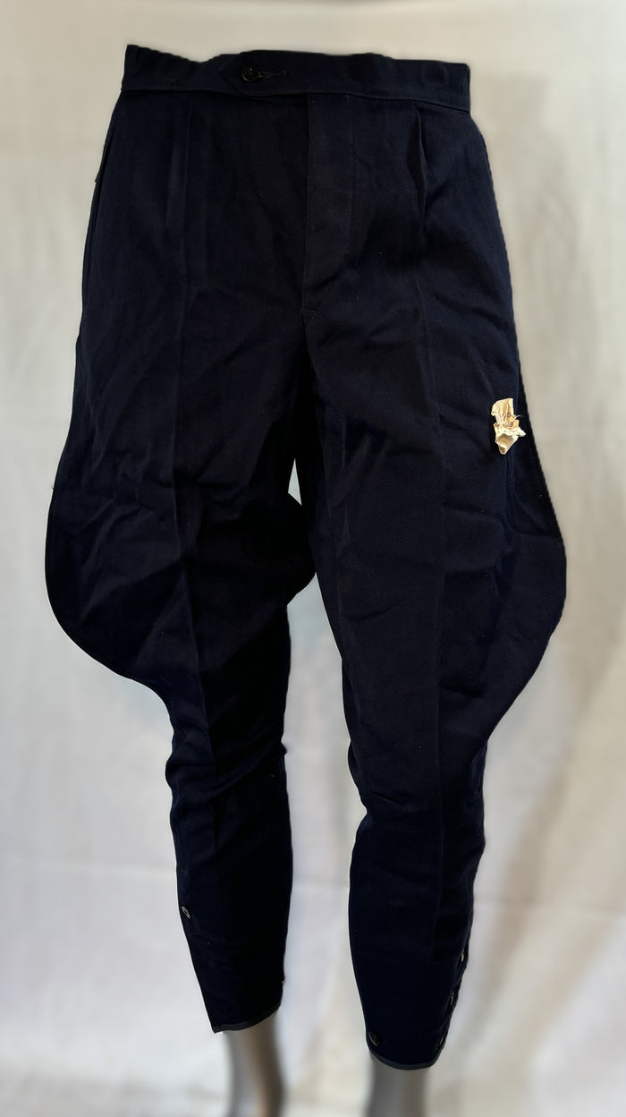 Vintage East German MdI Dark Blue Service Trousers – Transportation Police / Fire Service