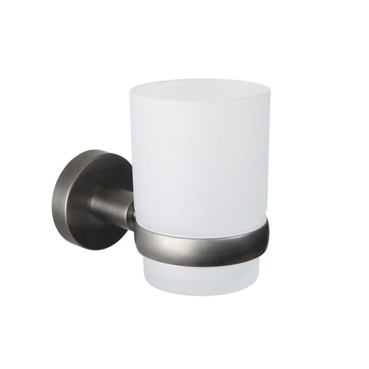 VOS Tumbler Holder - Brushed Black Bathroom Accessories JTP