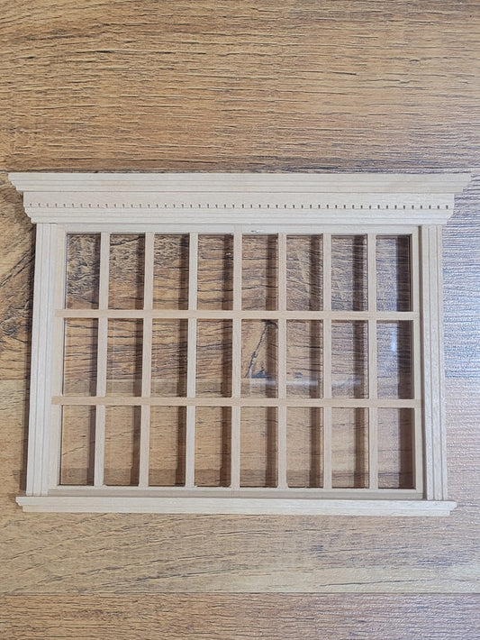 Wooden 24-Panel Bay Window
