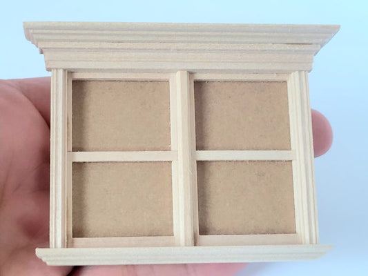Wooden Double Victorian Window